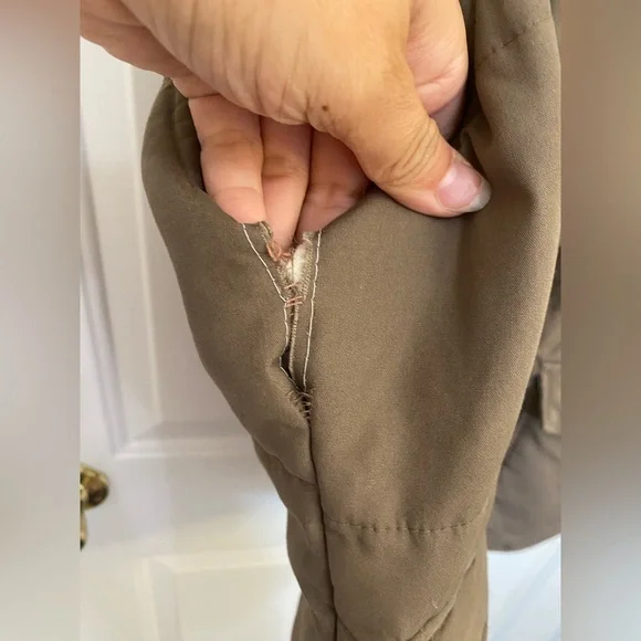 Vintage Oakton Limited Brown Snap Button Best Size M Outdoor Military - Picture 4 of 7